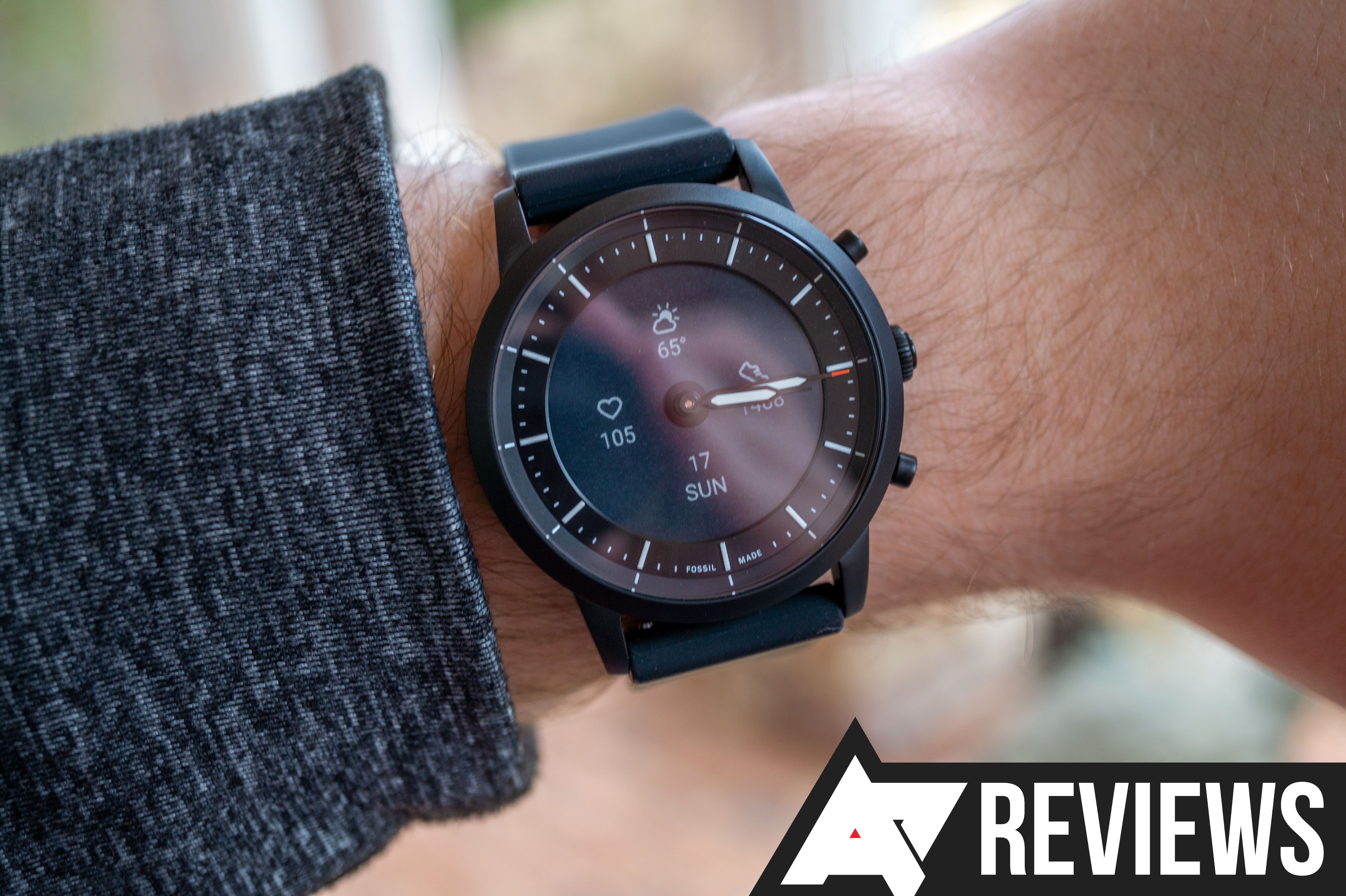 時計 FOSSIL HYBRID HR SMARTWATCH FTW7025 Fossil Watch for Men Hybrid HR Smartwatch, Neutra with Heart