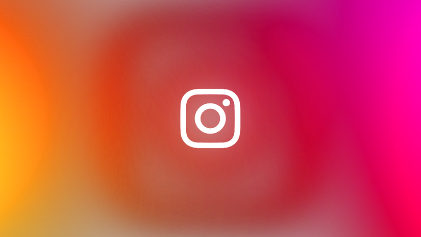 herói com textura do instagram