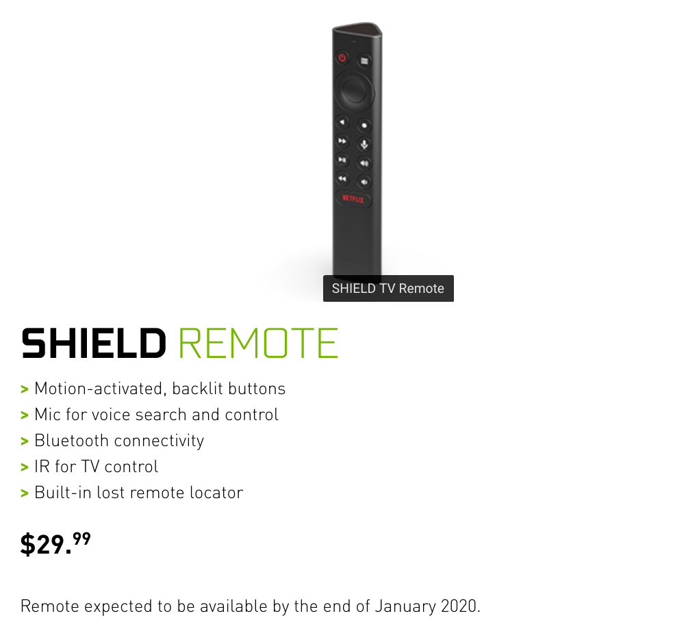 Nvidia's new Shield TV remote is now available for $30 (Update)