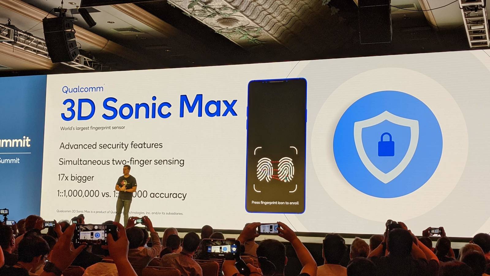 Qualcomm's new ultrasonic fingerprint scanner is 17 times bigger than ...