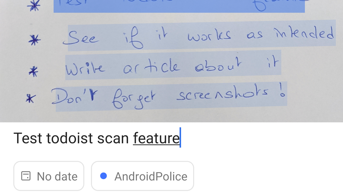 Todoist experiments with hand-written task list scanning, adds auto ...