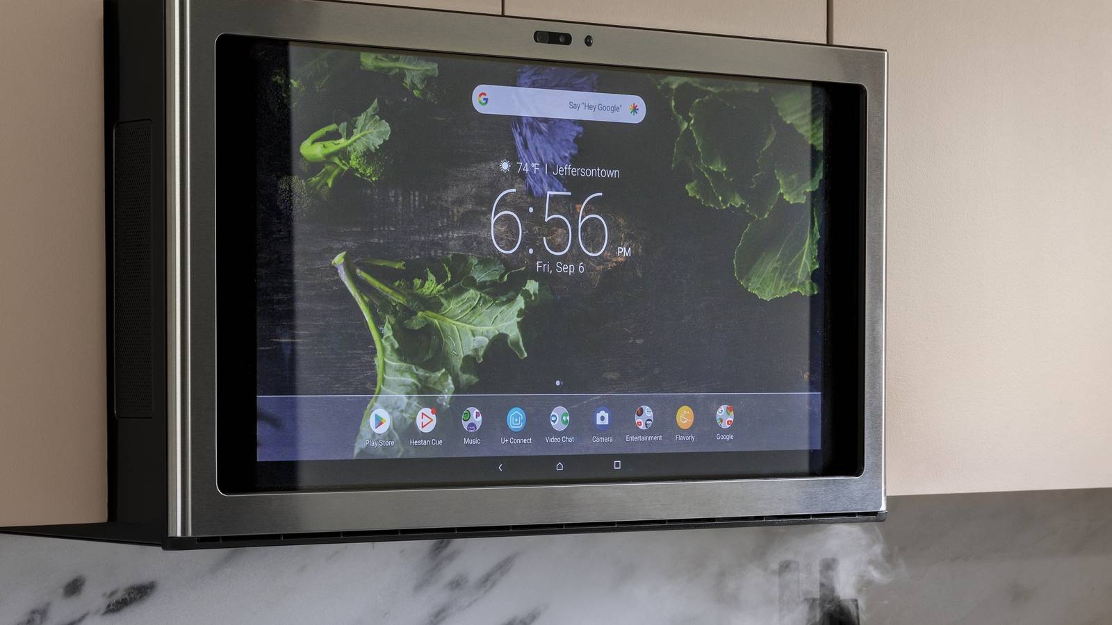 GE Kitchen Hub display adds a third camera, becomes a microwave