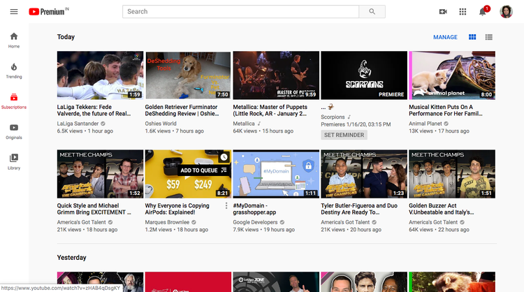 How to queue up videos to watch on YouTube (web-only)