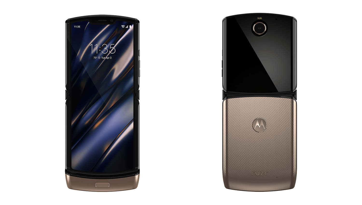 Motorola razr ゴールドモデル Motorola Razr leaks in gold as nostalgia intensifies