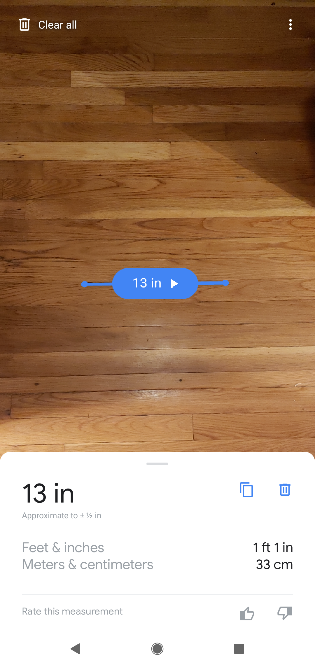 Google Measure v2.5 improves surface animations and offers more unit ...