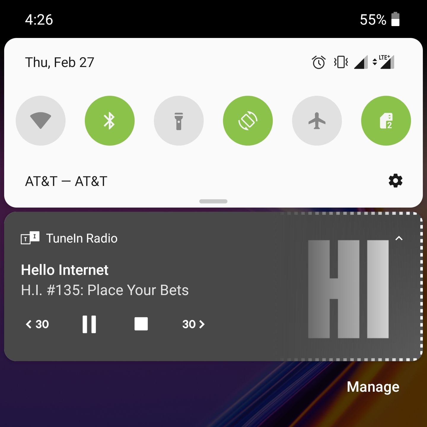 TuneIn updates app with rewind/forward buttons in notifications