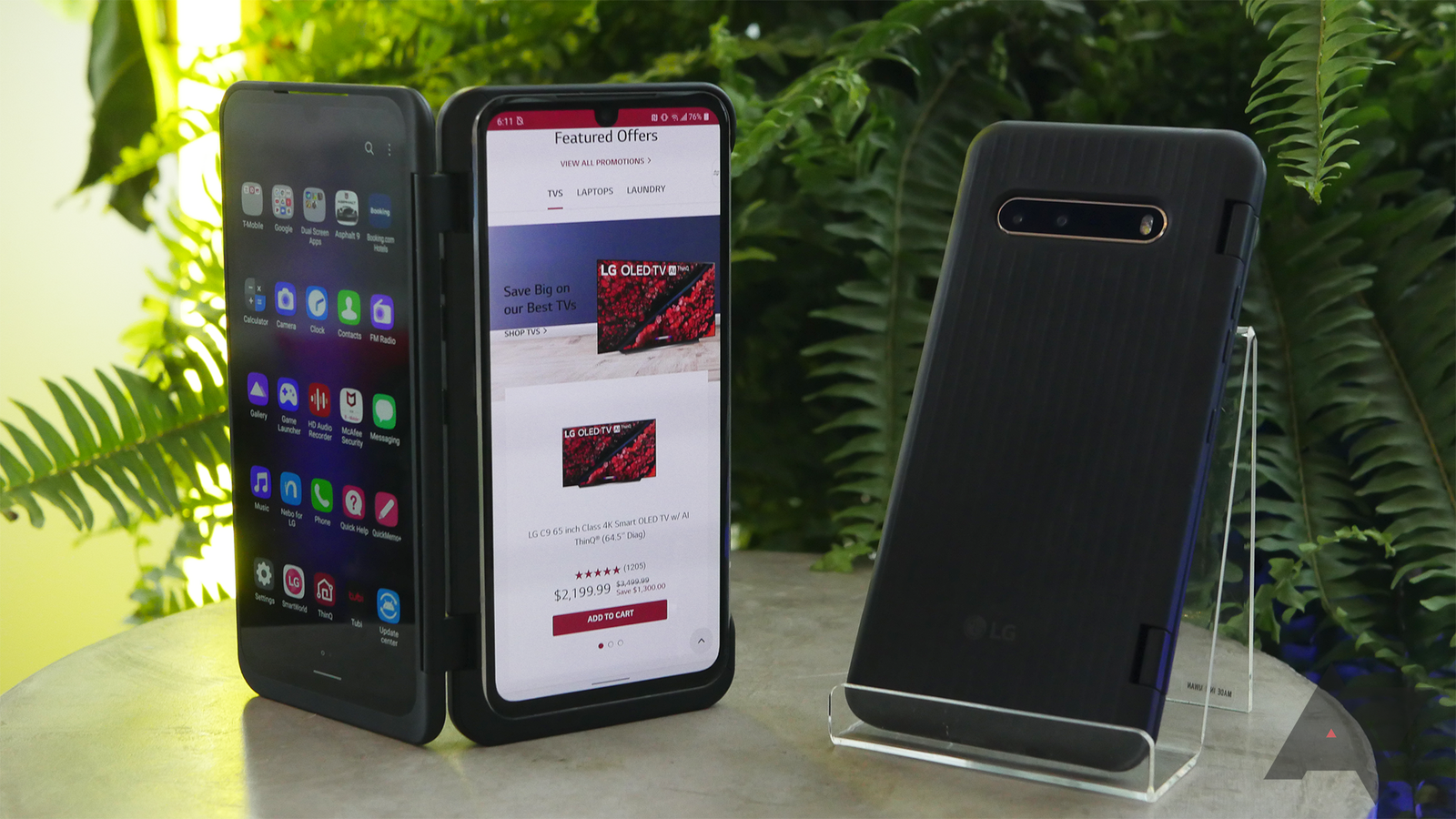 LG unveils the V60 ThinQ 5G with dual screens, 5000mAh battery