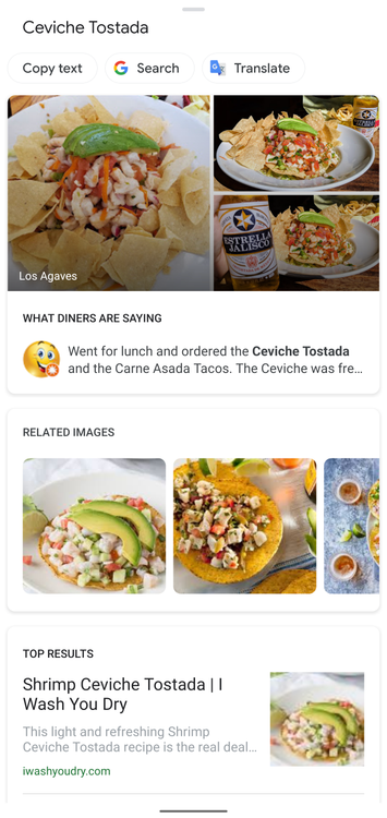 Menu Lens Google Lens helps you choose the best dishes when browsing restaurant ...
