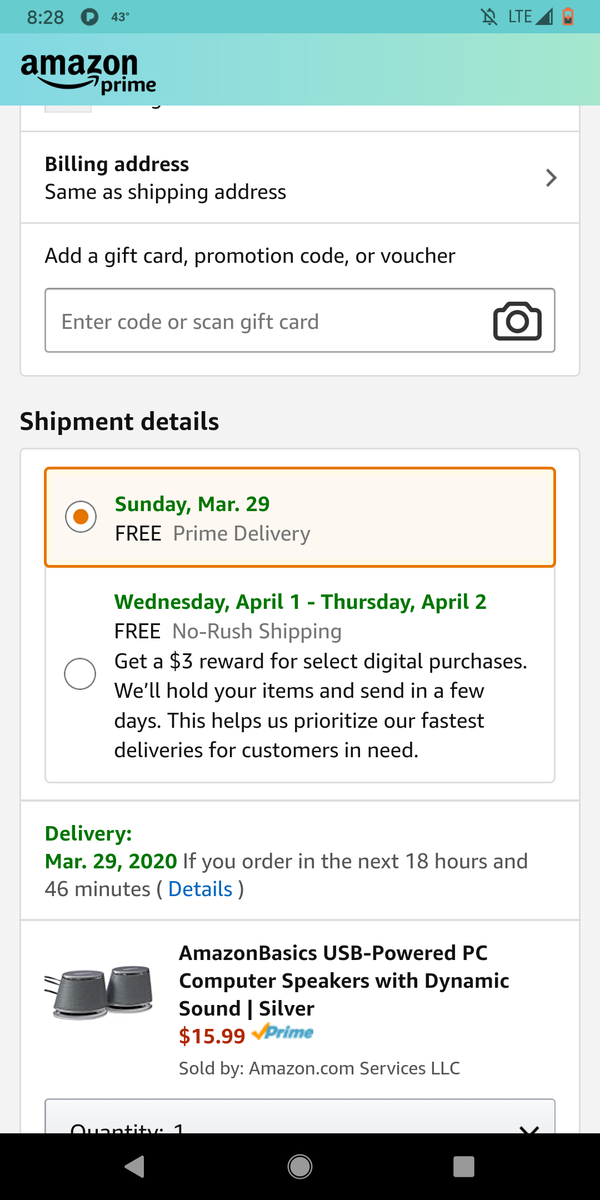 Amazon Rush Order Amazon will now pay you more if you're willing to wait longer for your ...