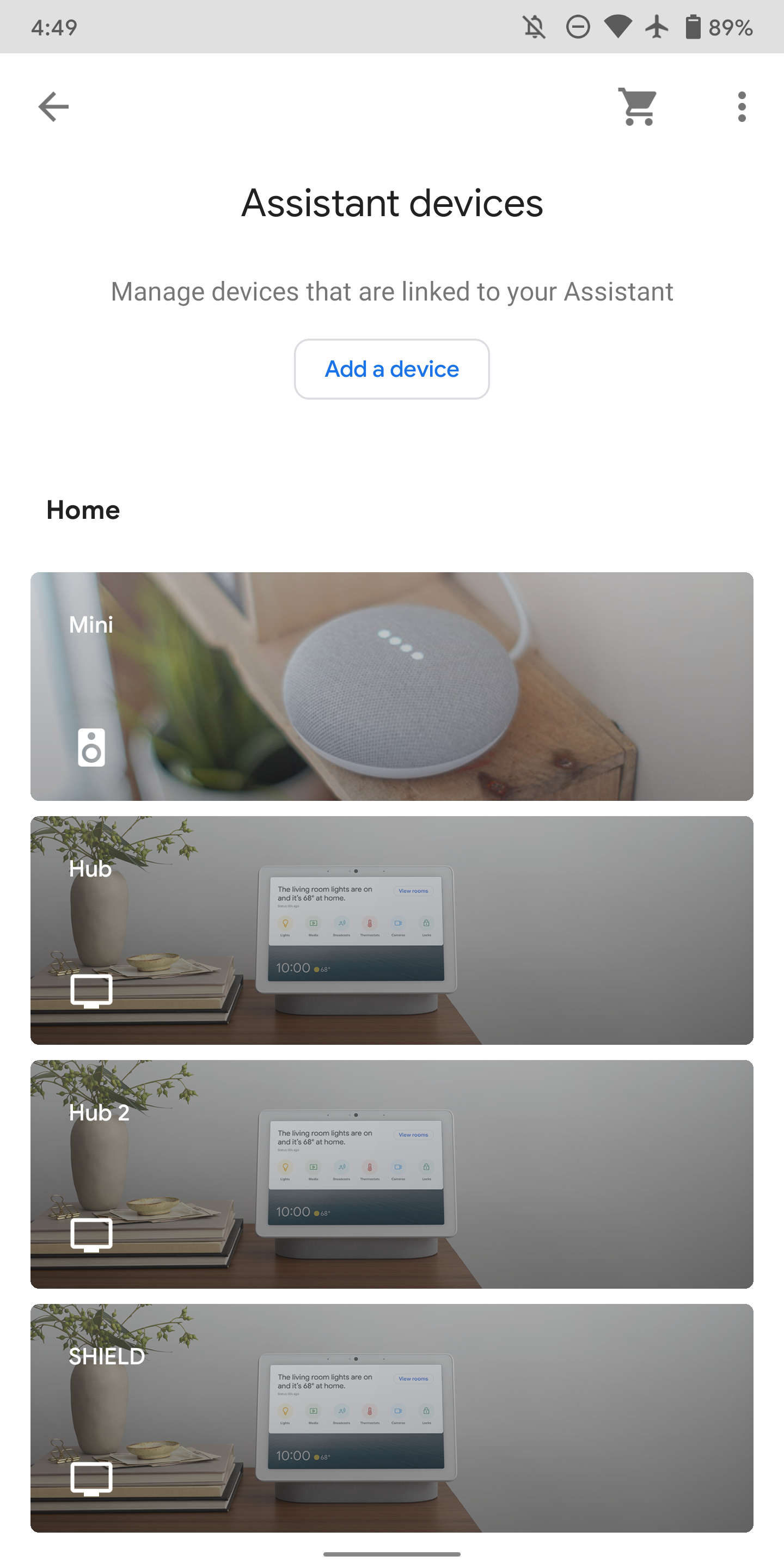 Google Assistant tests tab-less settings interface with search bar
