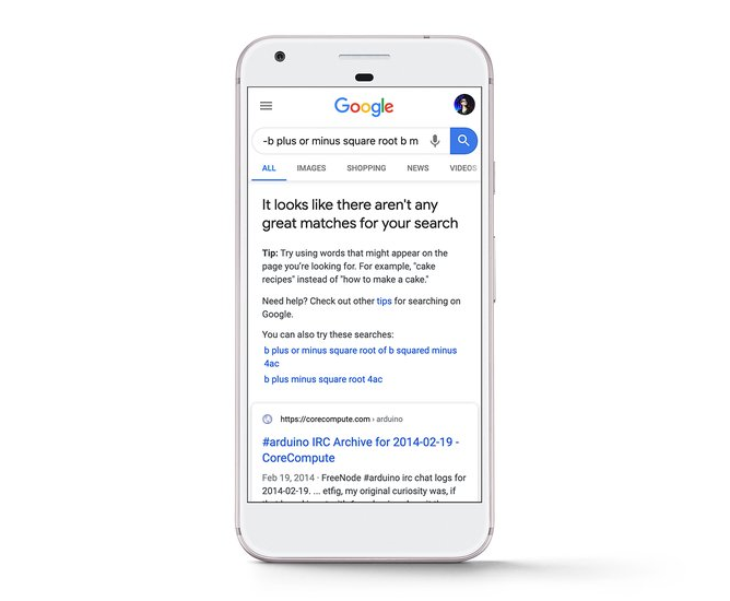Google Search will finally just admit when it has no idea what you're ...