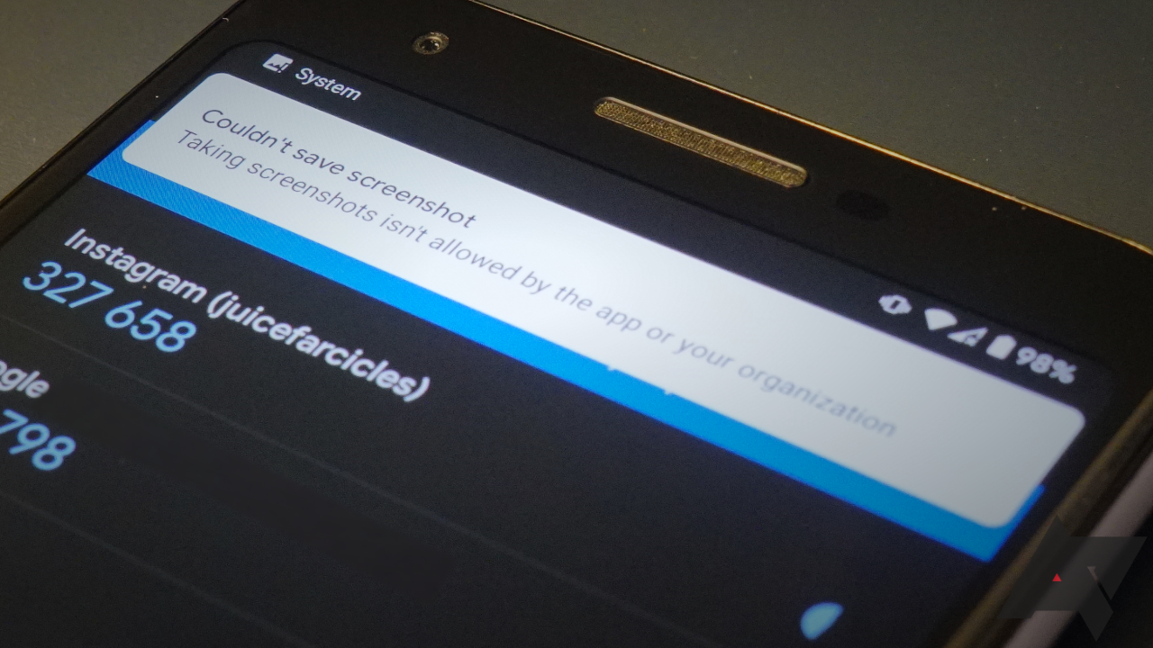 How to take a screenshot in Android when an app doesn't want you to