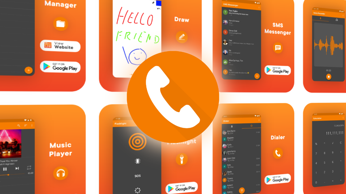 Simple Dial Simple Dialer is a free, open-source alternative to your default phone app