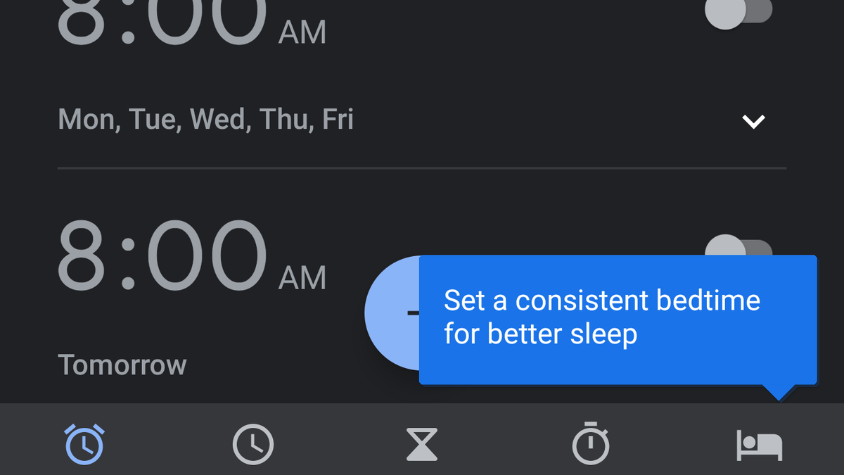 Google Clock v6.3 moves navigation bar to bottom, delivering new ...