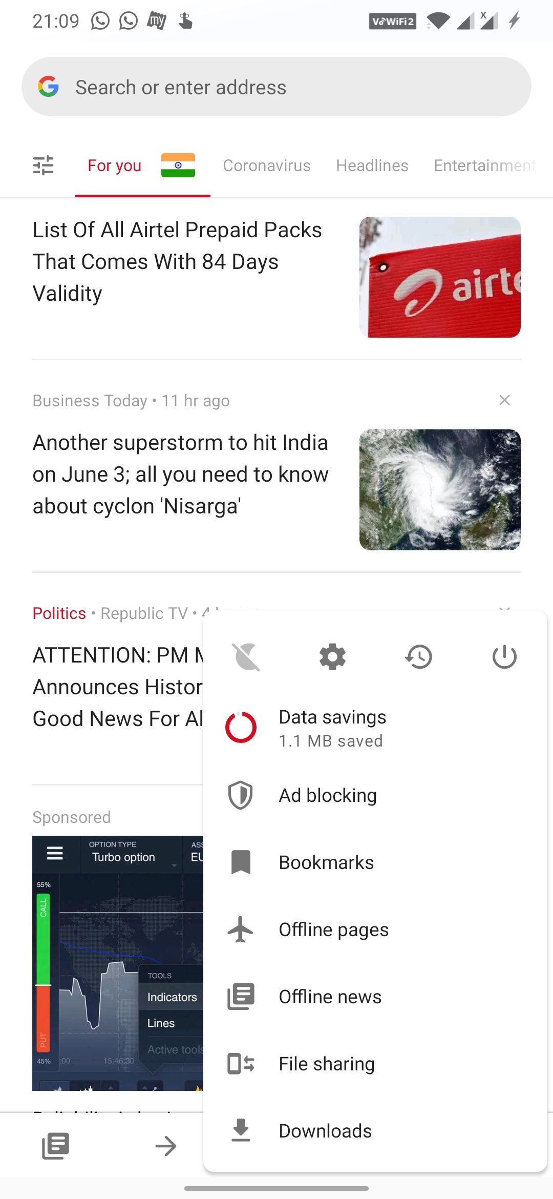 Opera Mini gets a facelift with its biggest update in months