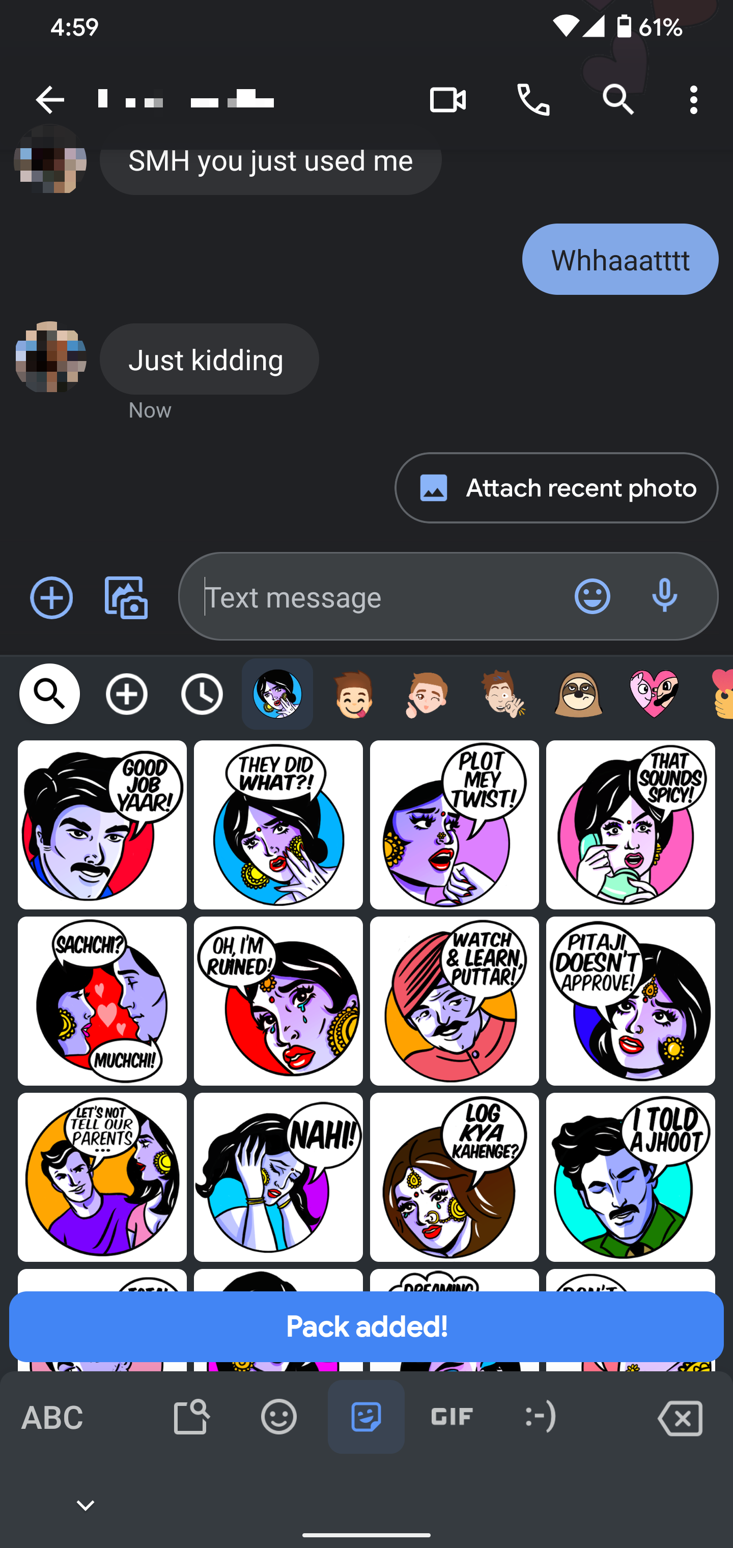 Sticker suggestions in Google Messages are almost ready to go
