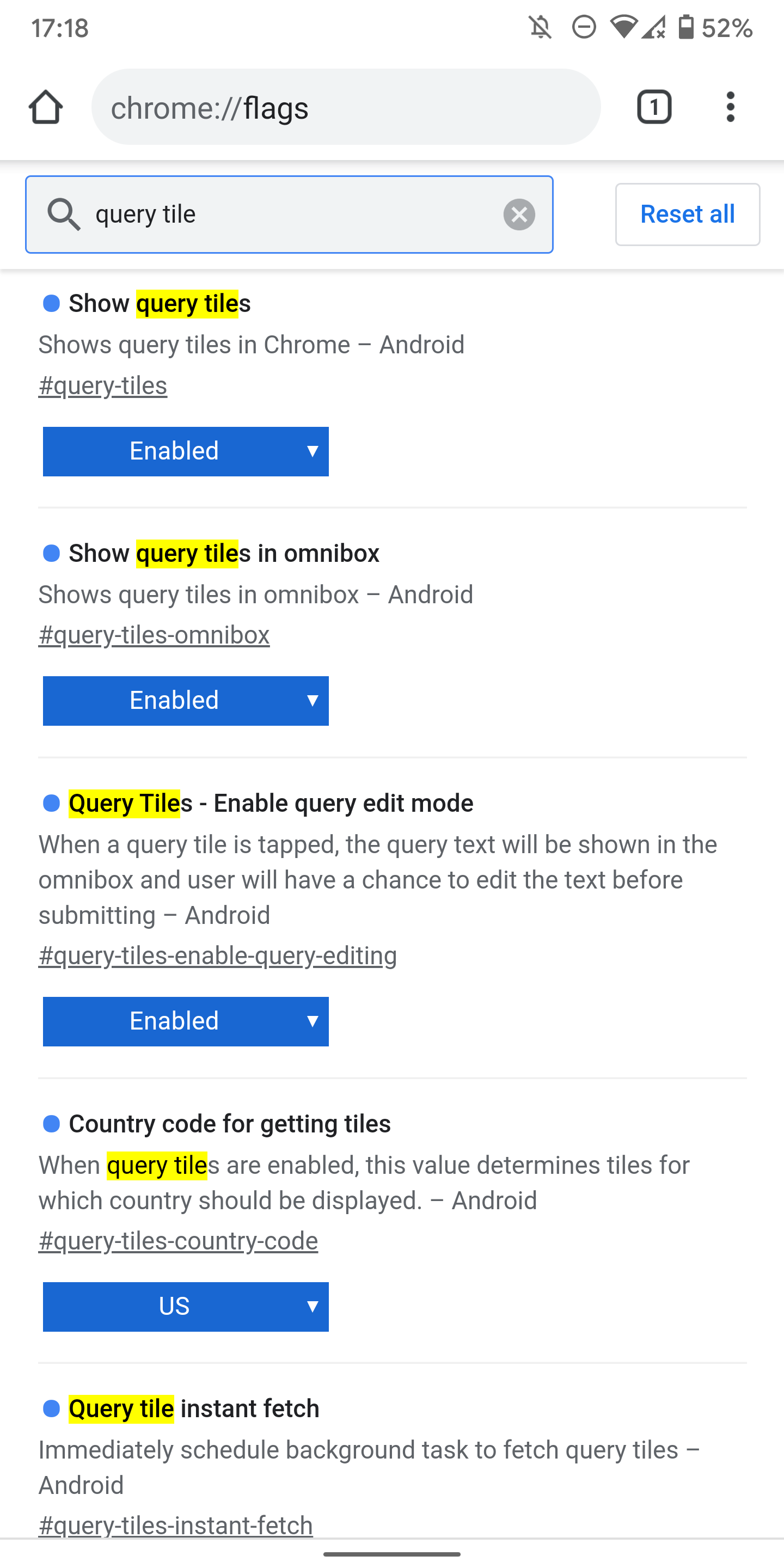 Chrome is testing 'Query tiles' to help you start a quick search from ...