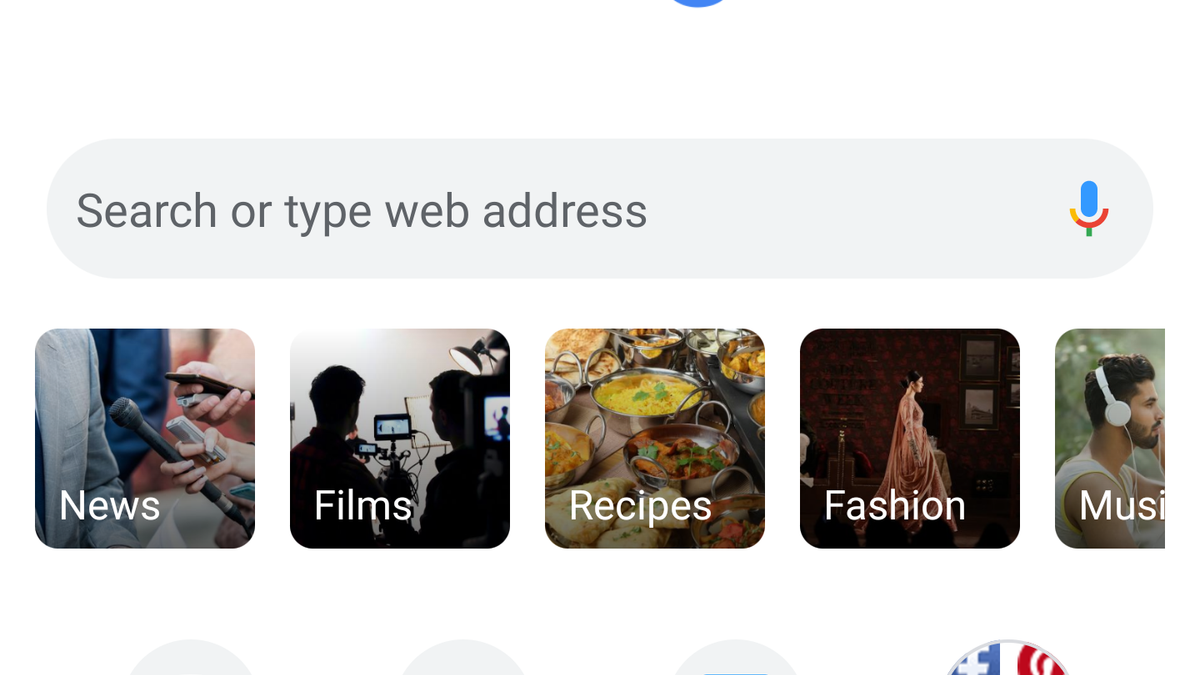 Chrome is testing 'Query tiles' to help you start a quick search from ...
