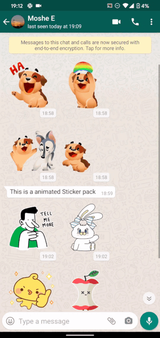 WhatsApp is rolling out animated stickers in beta (APK download)