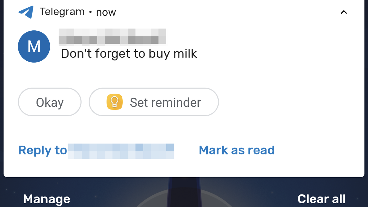 You can now set a new reminder straight from an Android notification