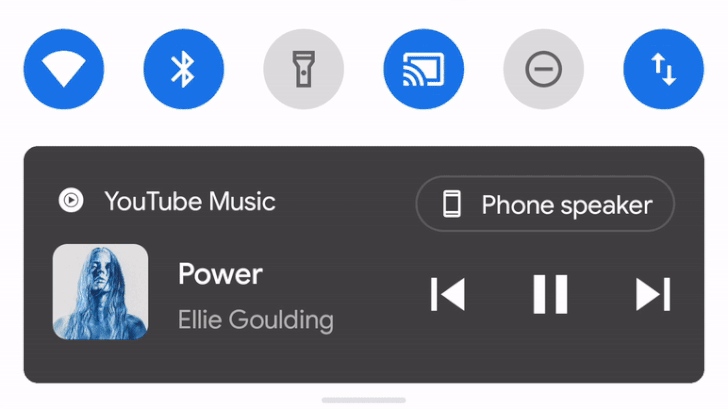 Android 11's new media player controls can be swiped away in Beta 3