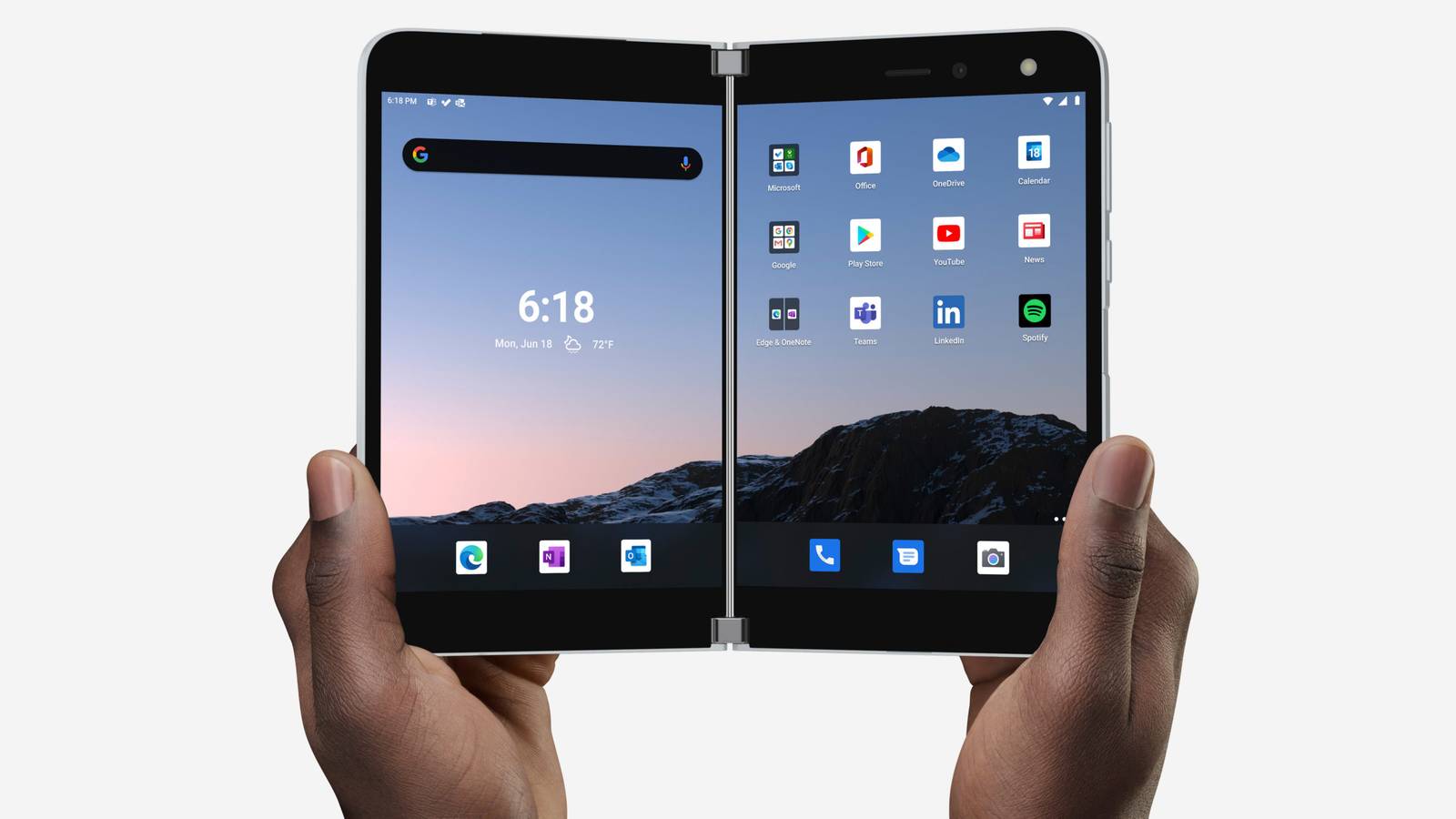 Microsoft's dual-screen Surface Duo now available for pre-order, starts ...