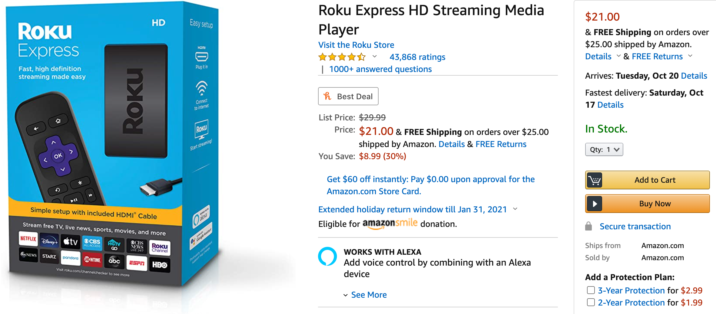 Upgrade your TV on the cheap with Roku deals starting at $21