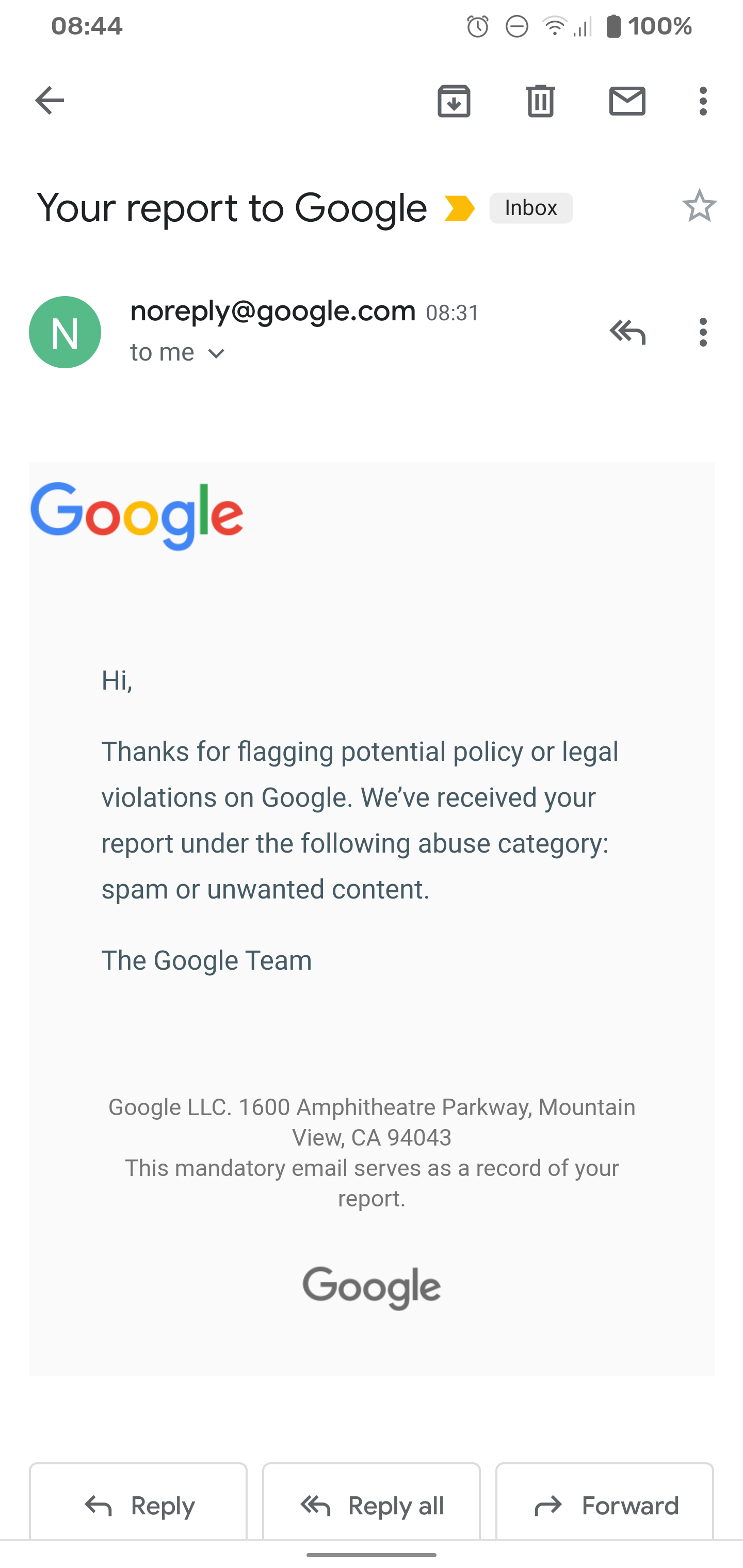 Spam in Calendar, Drive, and Photos will always be an issue if Google ...