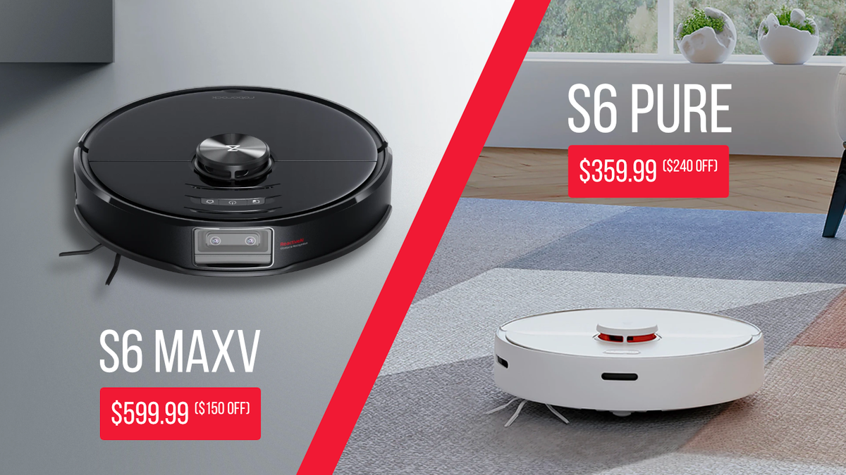 Roborock's Black Friday deals kick off with the S6 MaxV and S6 Pure ...