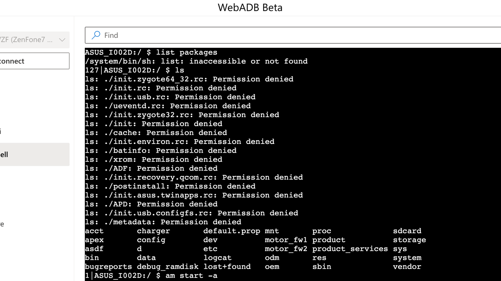 How to run ADB shell commands via your browser without installing drivers