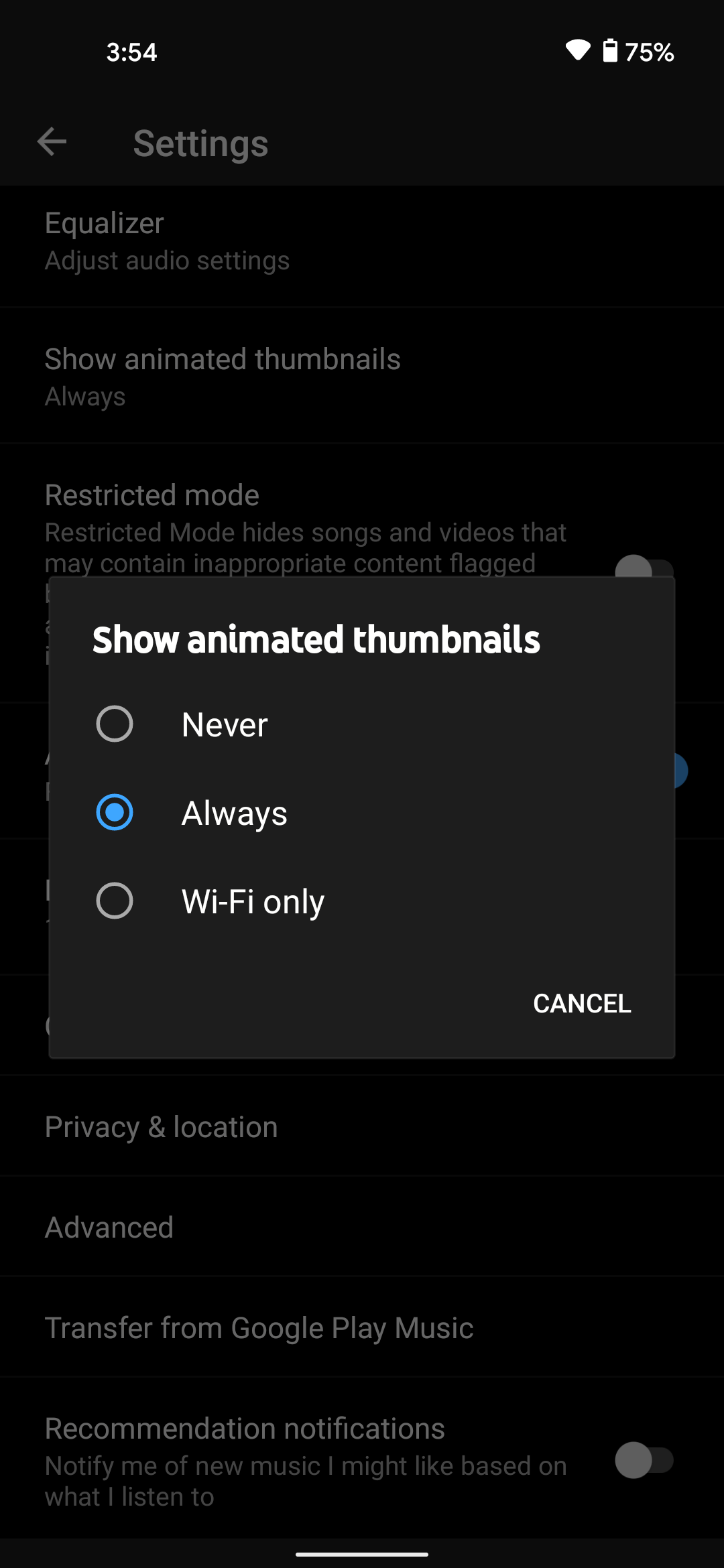 YouTube Music starts showing animated video thumbnails as you scroll ...