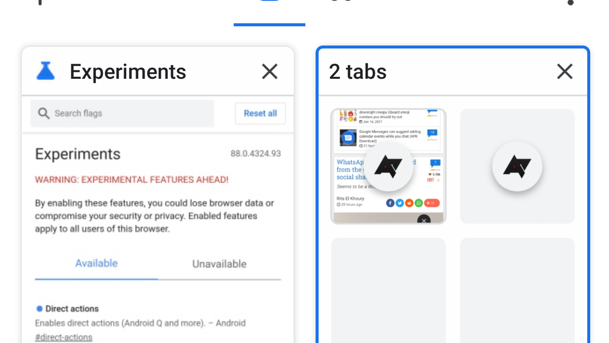 How to use and disable Chrome's new tab groups and grid switcher