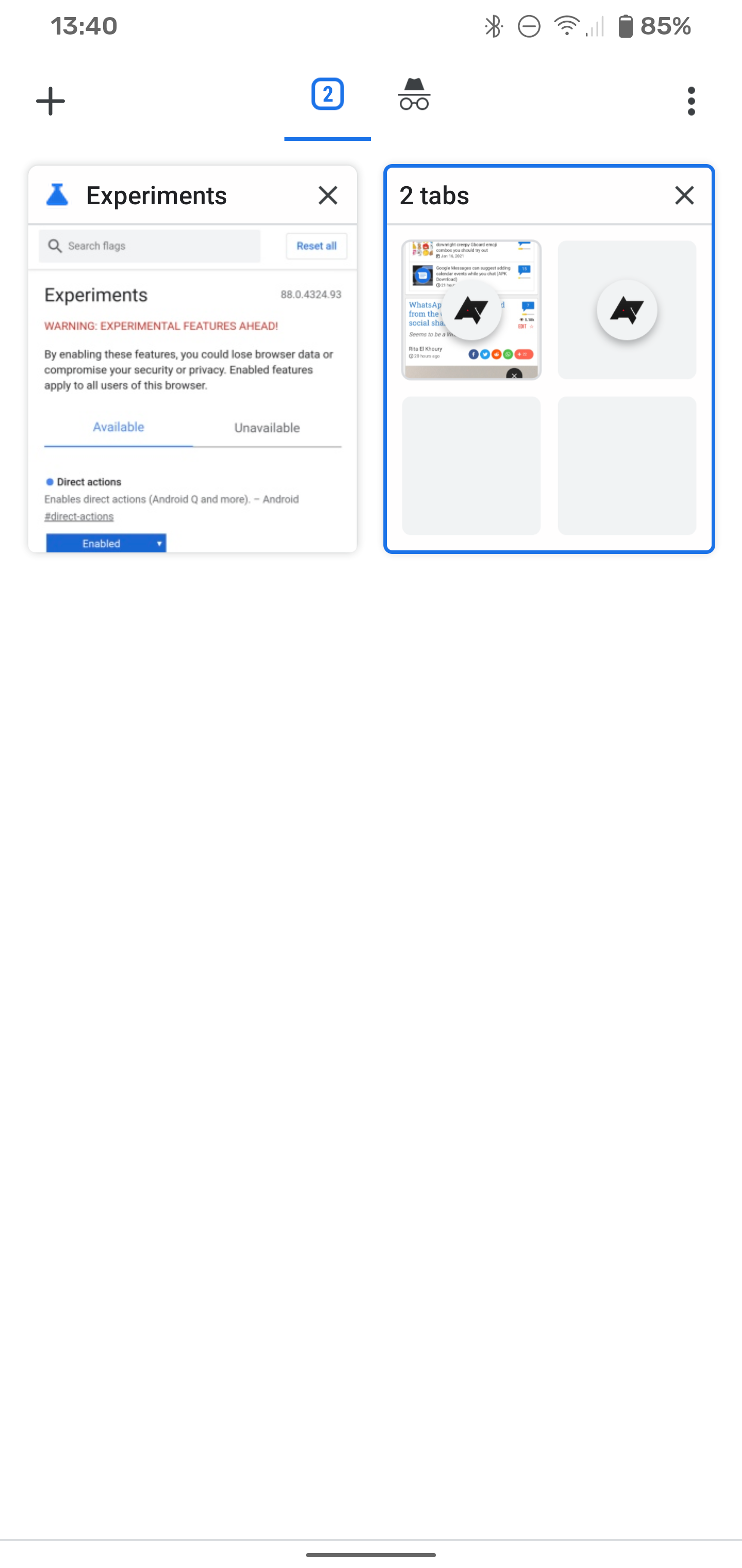 How to use and disable Chrome's new tab groups and grid switcher