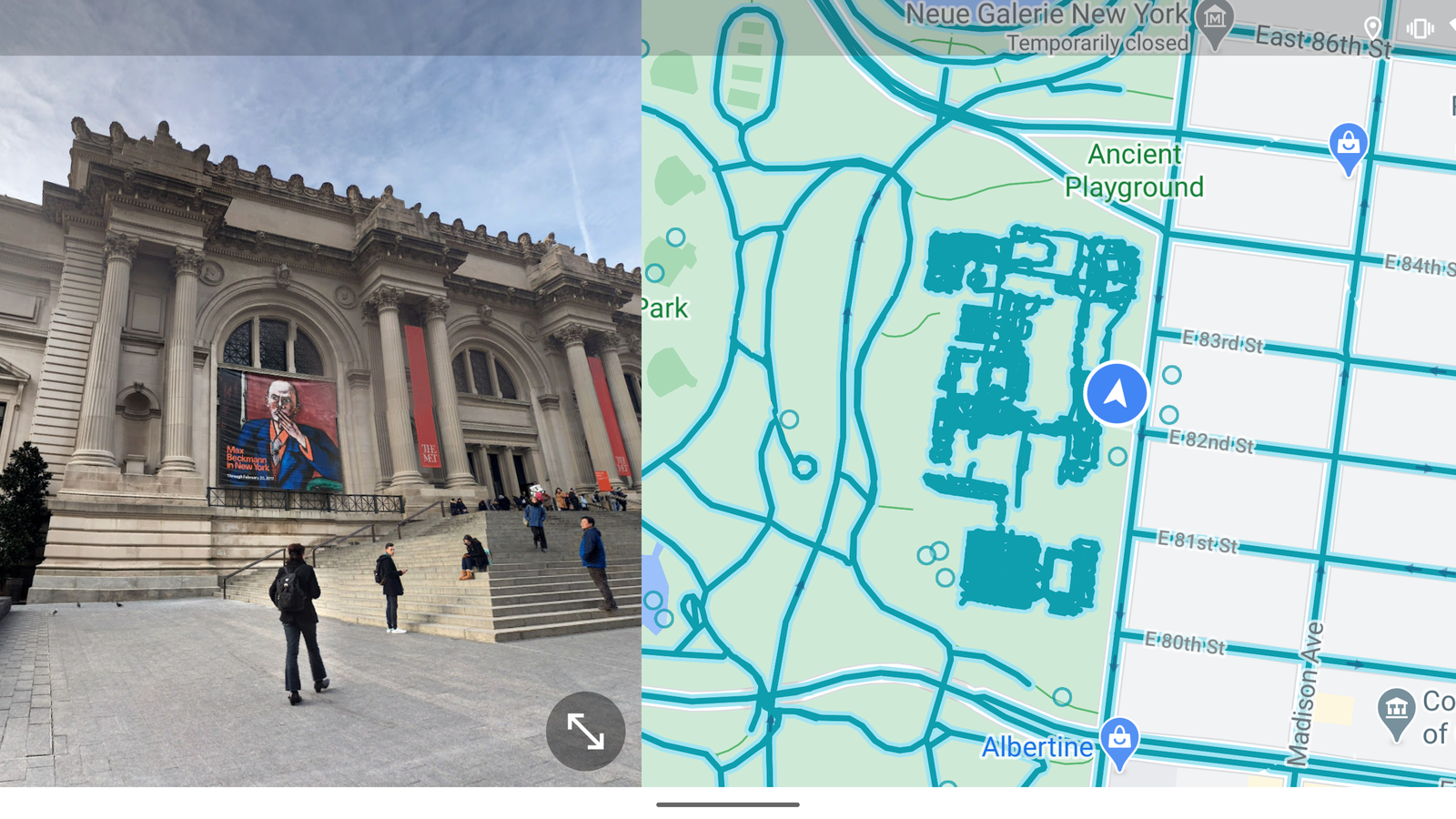 Map Split Mapviewer Split-screen Street View finally arrives on Google Maps for Android ...