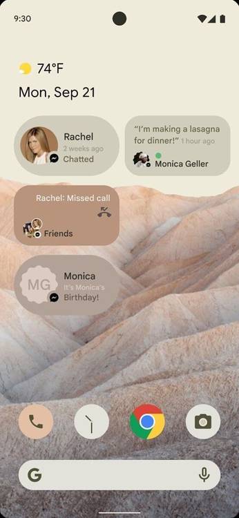 Android 12 Call Here’s what Android 12's conversation widgets will look like