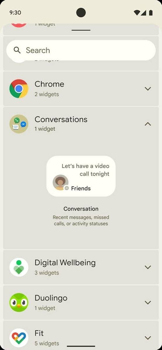 Android 12 Call Here’s what Android 12's conversation widgets will look like