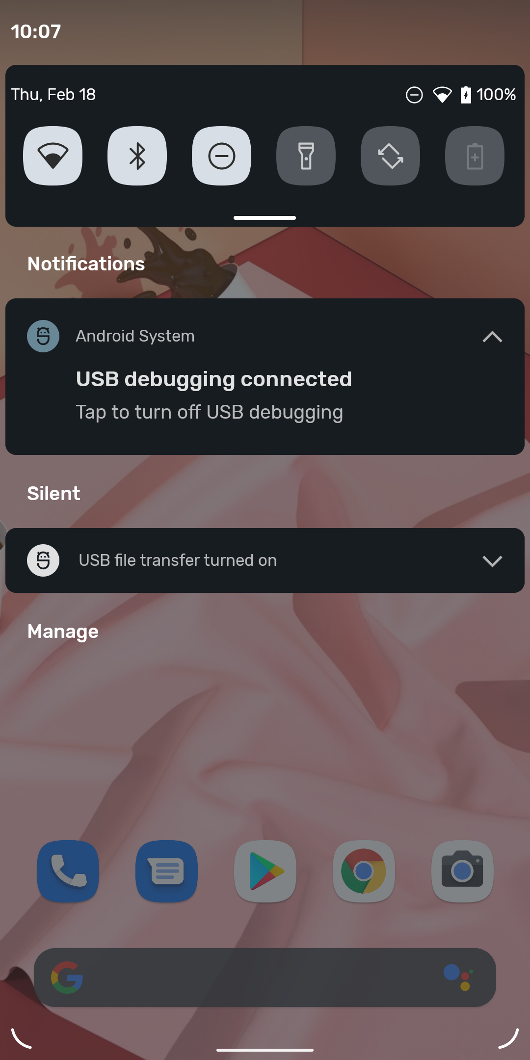 Android 12's system settings are looking a little blue