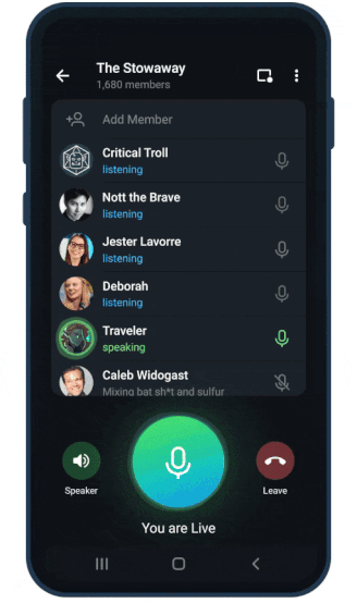 Telegram's new voice chat update brings a little Clubhouse to Android