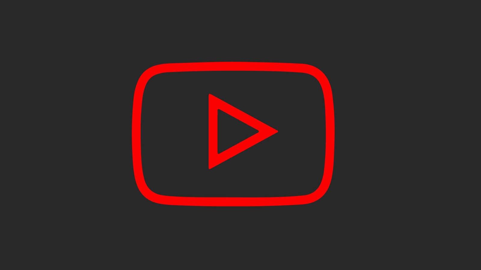YouTube's line art icons jump from Android to the web