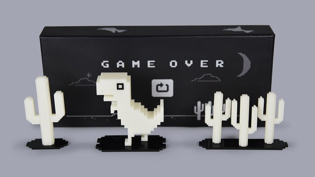 Buy yourself a glow in the dark Chrome Dino, because why not