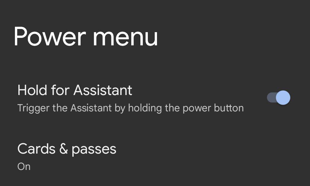 Android 12's power button doesn't activate Assistant by default — yet