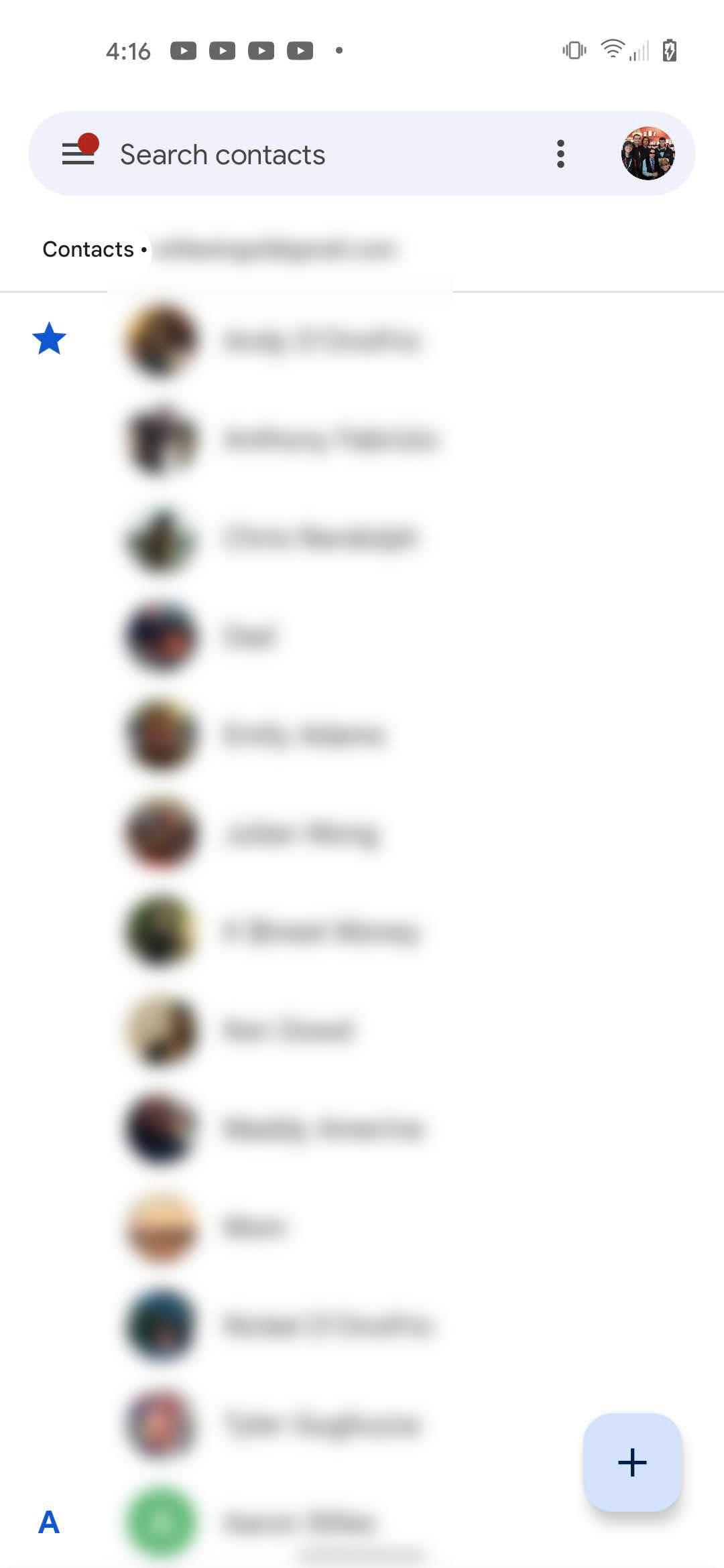 Google Contacts is already getting its Material You UI makeover