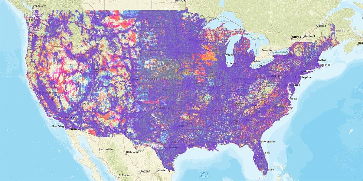 The FCC shows you where the data's at with new nationwide LTE map