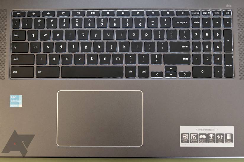 Acer Acer Chromebook 317 CB317-1H - Celeron N4500 8 Go RAM 128 Go SSD Argent pas cher