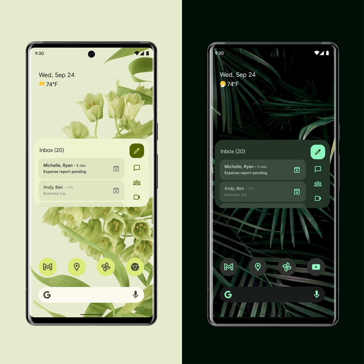 Check out these Material You widgets Google is bringing to Android 12
