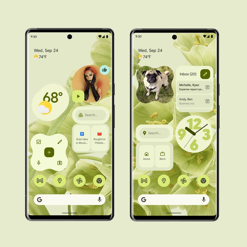 Check out these Material You widgets Google is bringing to Android 12