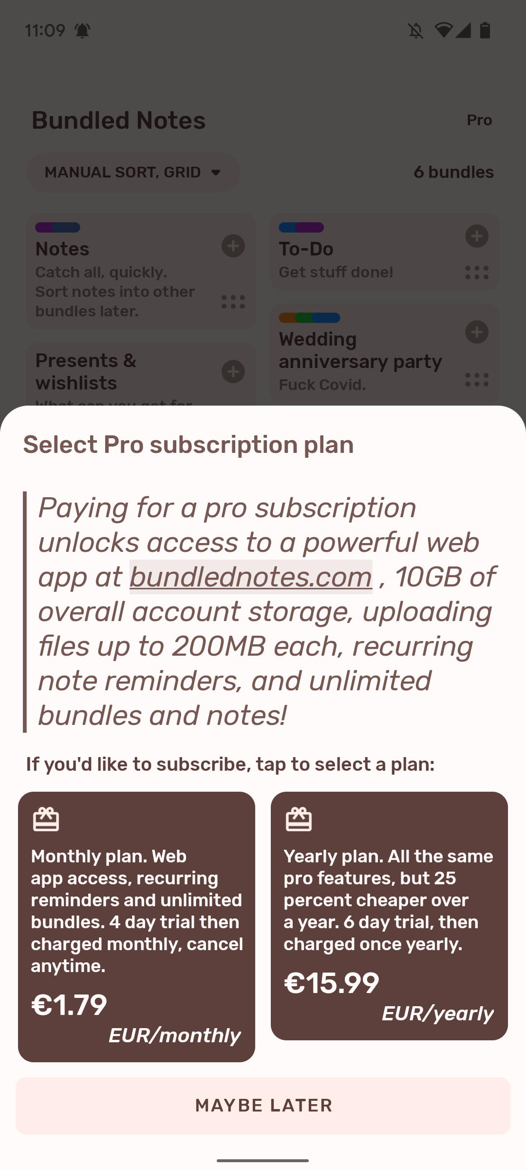 Bundled Notes is (almost) the best Google Keep alternative around