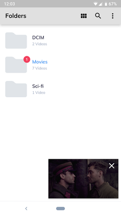 MX Player movies folder