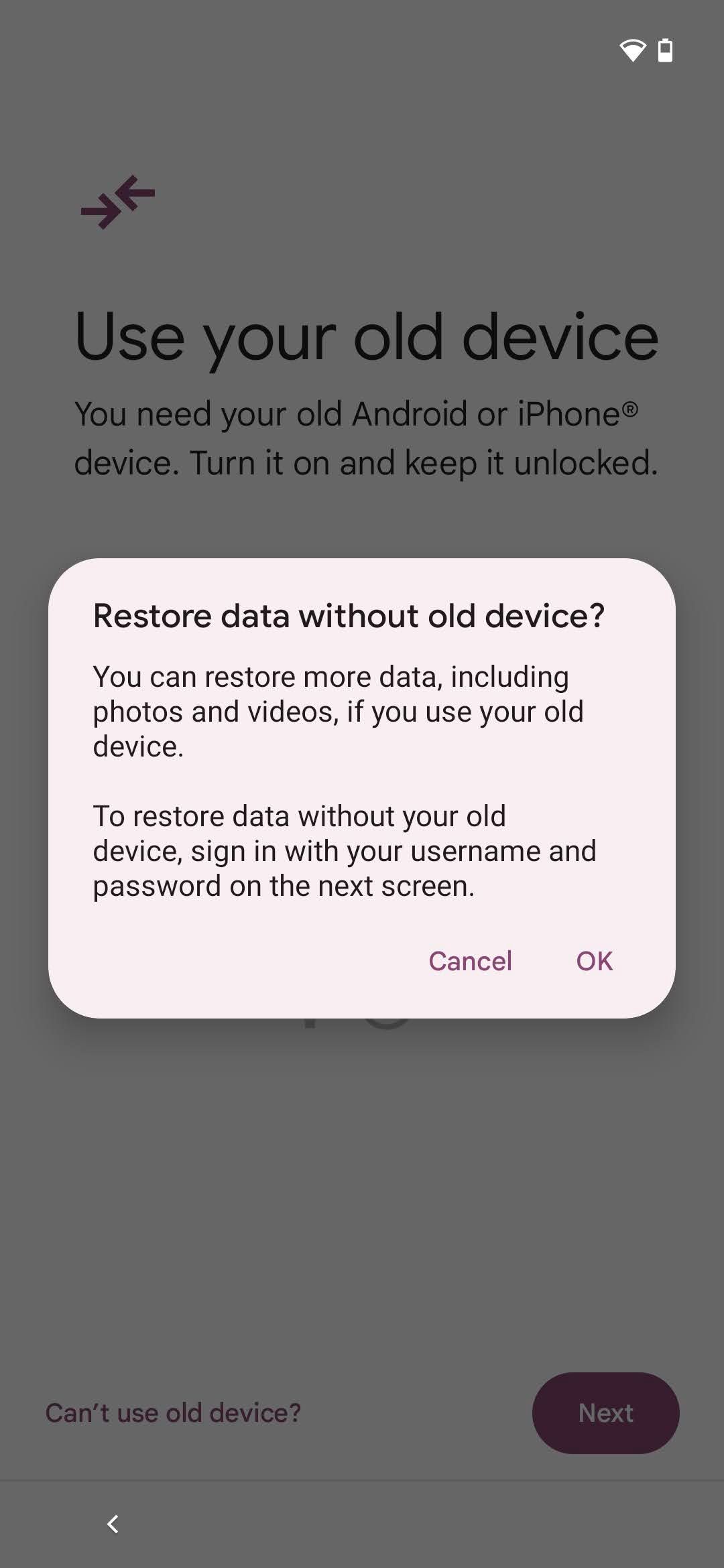 How to transfer files and data from an old Android phone to a new one