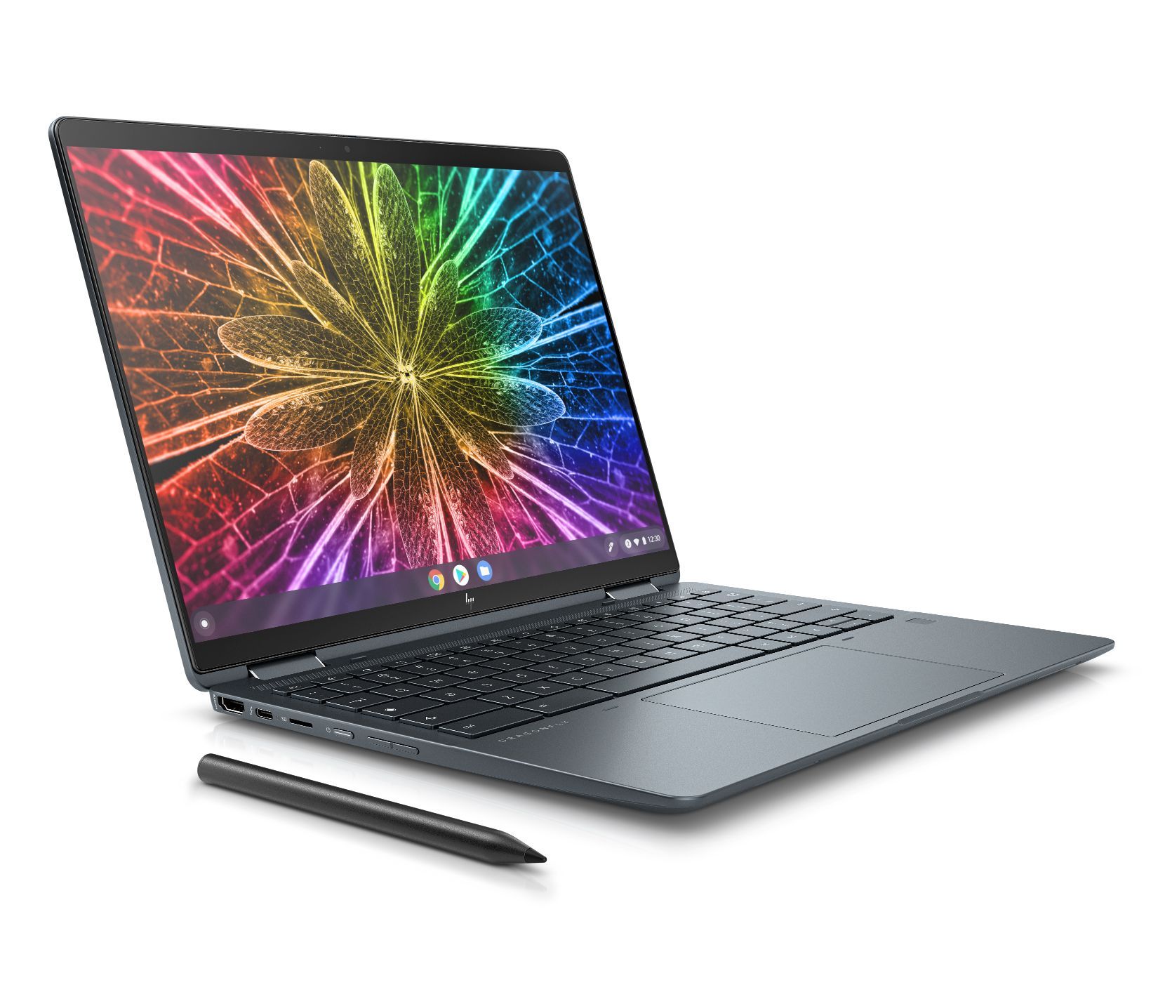 The HP Elite Dragonfly Chromebook comes with a haptic trackpad and